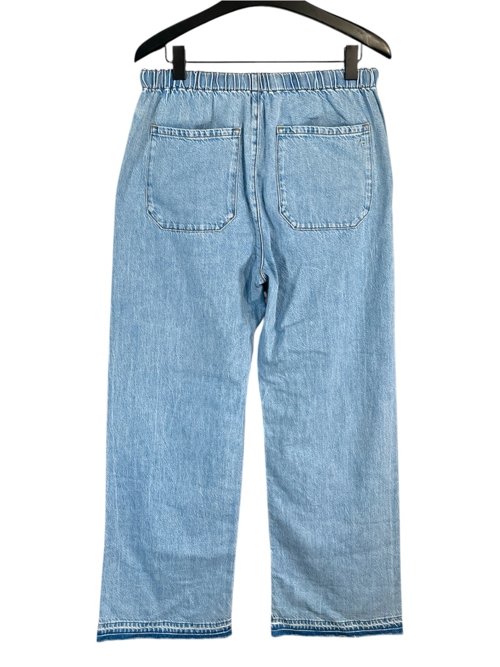 NWT Rag & Bone Wide Leg Lori Beach Pants size Small in Wentworth Light Wash - Picture 7 of 8